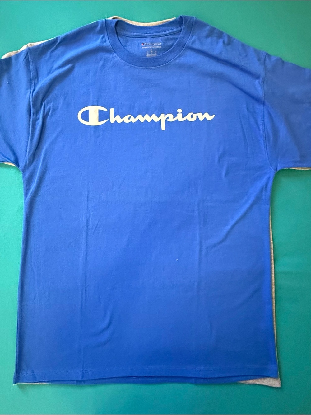 Champion Royal Blue Logo T-Shirt